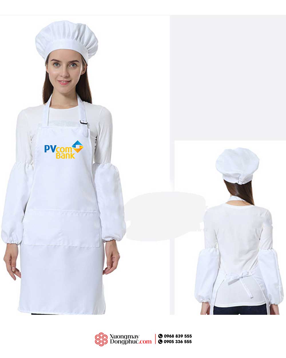 May và In tạp dề PVcombank